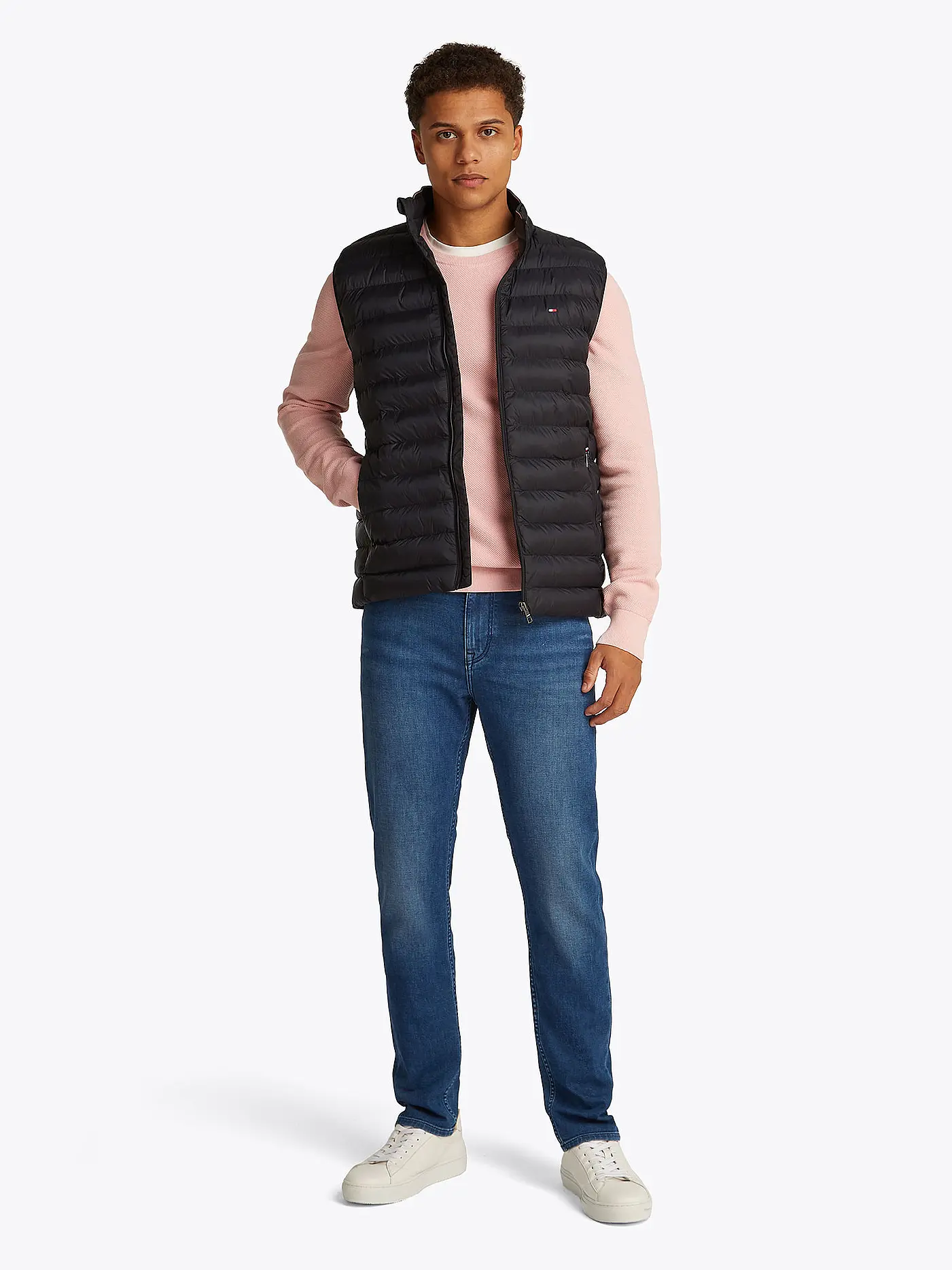 TOMMY HILFIGER | Steppgilet | schwarz